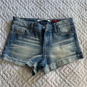 Celebrity Pink Light Wash Jean Shorts